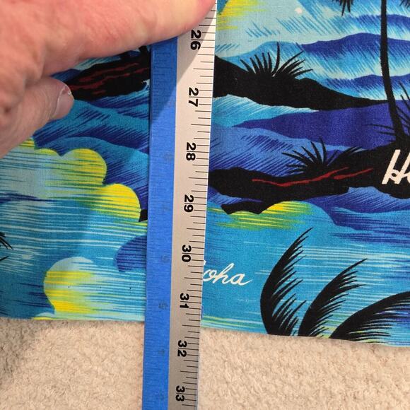 Royal Creations Hawaiian Aloha Shirt Men's XXL Hawaiian Sunset Made in Hawaii - Picture 8 of 8